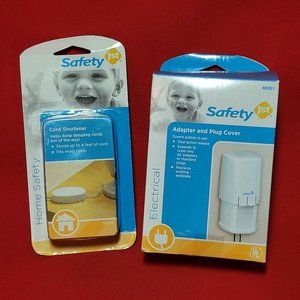 Safety 1st Adapter & Plug Cover & Cord Shortener Set of 2